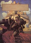 NC Wyeth The Boy-s King Arthur oil